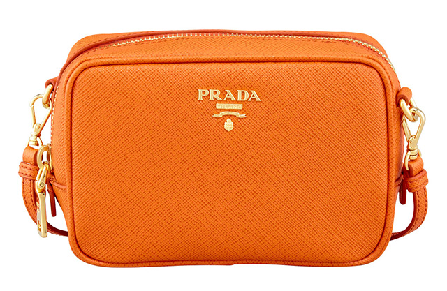 Prada Saffiano Small Zip Crossbody Bag