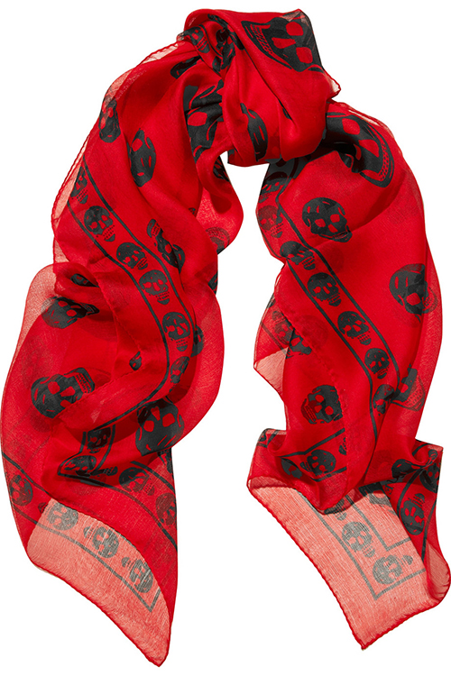 Alexander McQueen Skull Scarf