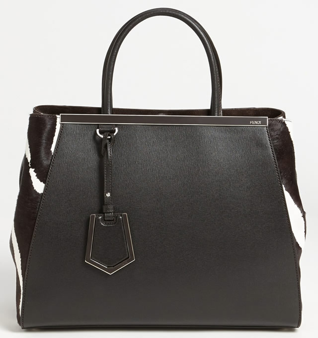 Fendi 2Jours Calf Hair Shopper