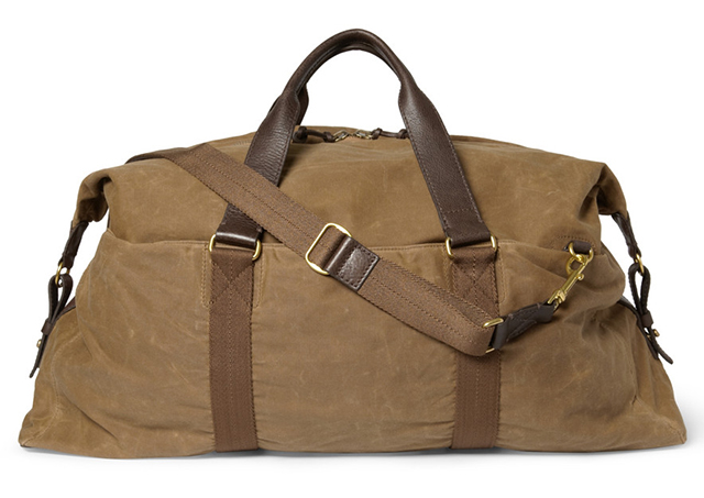 J.Crew Abingdon Canvas and Leather Holdall