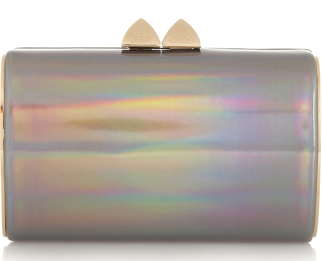 Jimmy Choo Charm Holographic Clutch