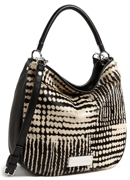 Marc by Marc Jacobs Too Hot To Handle Blurred Dot Calf Hair Shoulder Bag