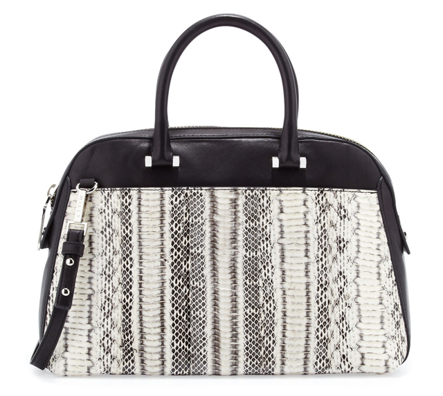 Milly Mercer Snakeskin Satchel