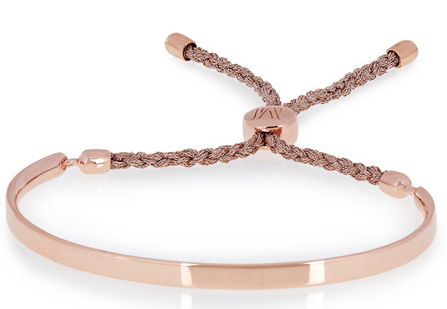 Monica Vinader Fiji Rose Gold-Plated Bracelet