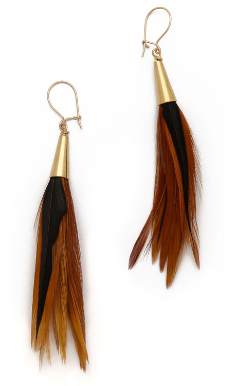 Serefina Feather Earrings