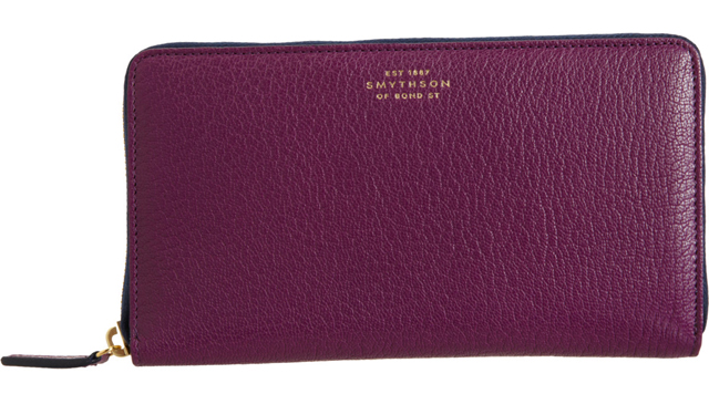 Smythson Chameleon Large Zip-Around Wallet