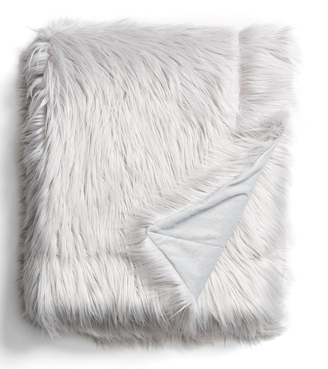 Spencer N. Home Faux Fur Throw