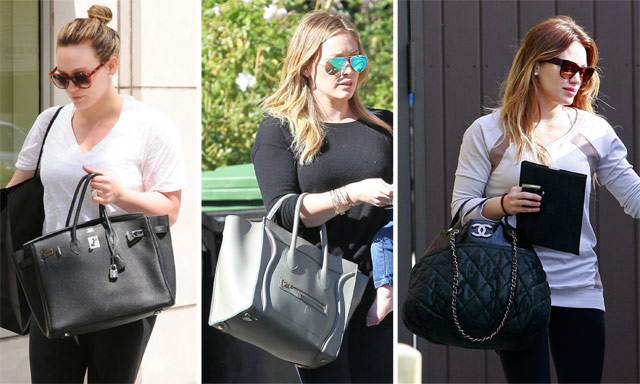PurseBlog's Most Popular Posts of 2013 9 The-Many-Bags-of-Hilary-Duff