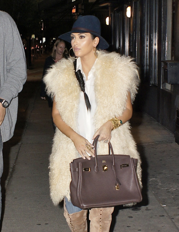 Just Can't Get Enough: Kourtney Kardashian Loves Her Mini Backpacks -  PurseBlog