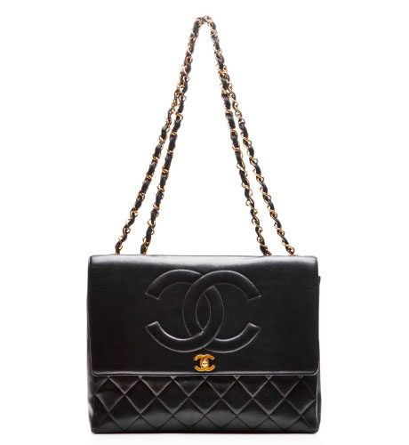Vintage Chanel Lambskin Jumbo Coco Bag