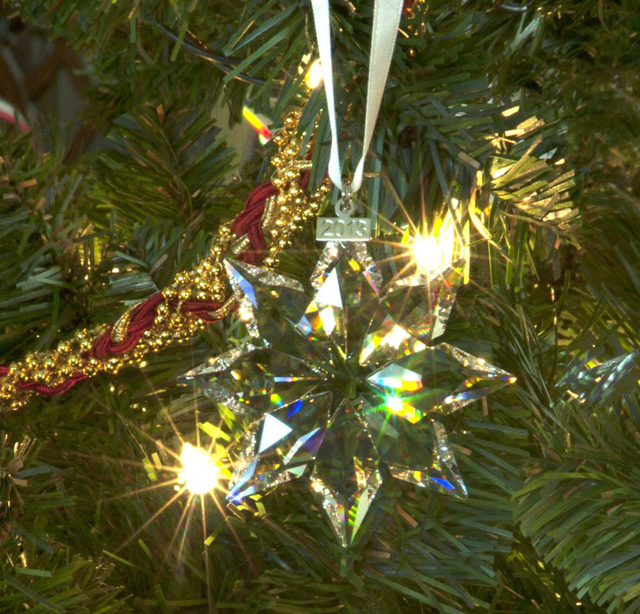2013 Crystal Star Ornament
