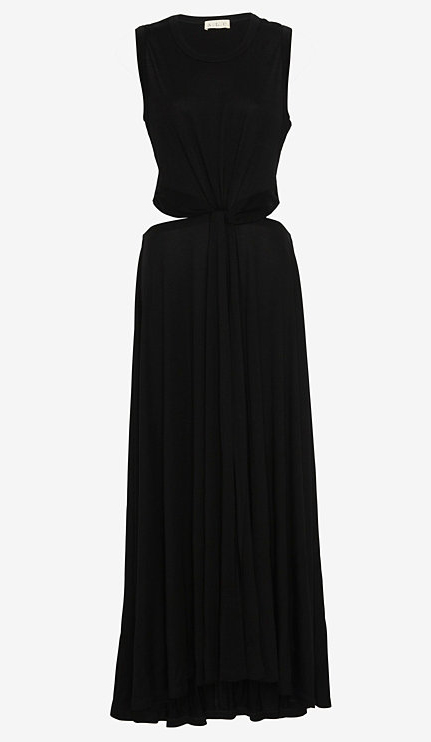 ALC Twisted Knot Open Back Maxi Dress