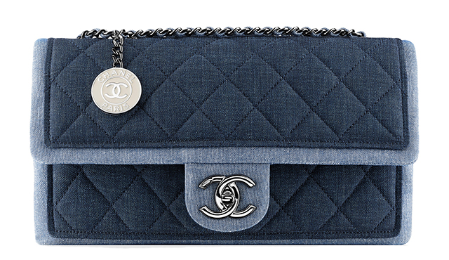 Chanel Denim Medallion Flap Bag