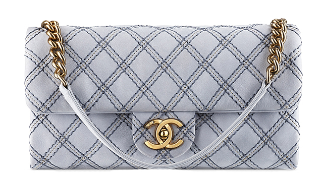 Chanel Metallic Stitch Small Flap Bag