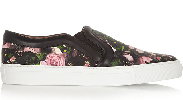 Givenchy Floral Slip On Sneakers