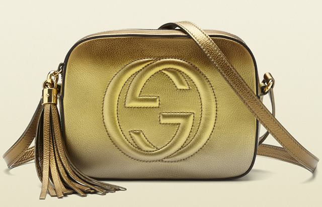 Gucci Soho Disco Gold Bag