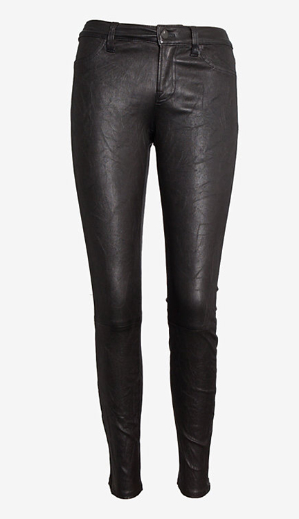 J Brand Leather Skinny Jeans