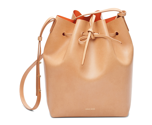 Mansur Gavriel Bucket Bag Cammello Orange