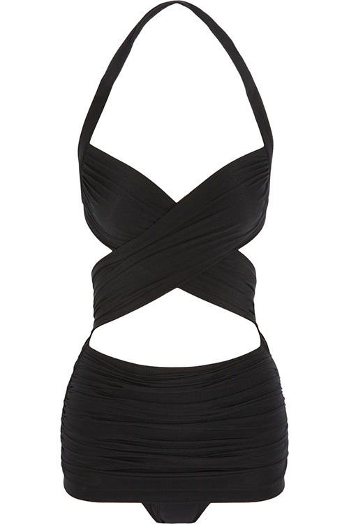 Normal Kamali XO Bill Mio Ruched Swimsuit