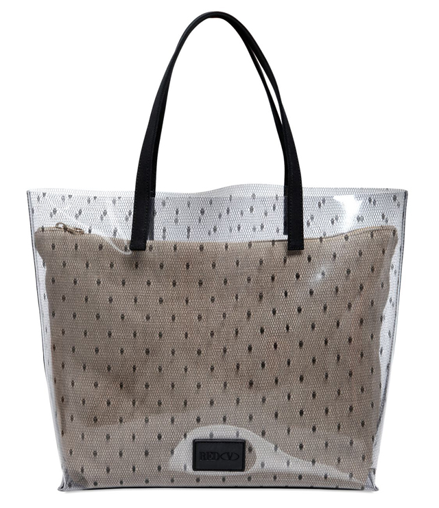 RED Valentino Dotted PVC Tote