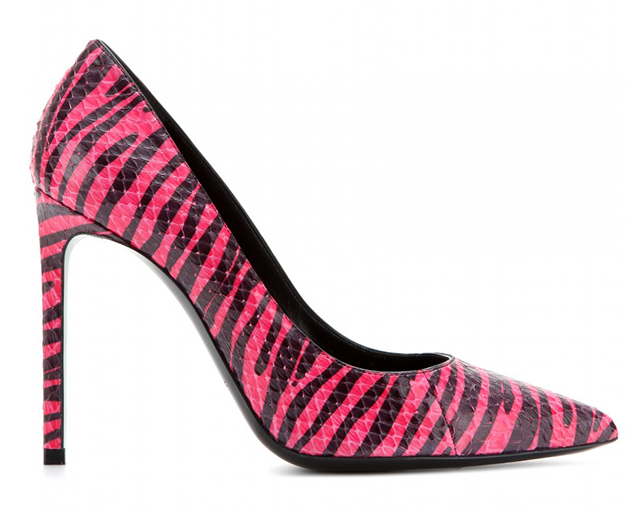 Saint Laurent Paris Snakeskin Pumps