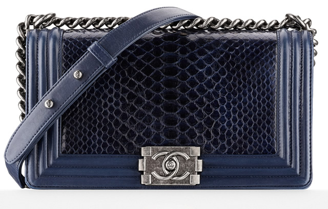 Chanel Python Boy Bag