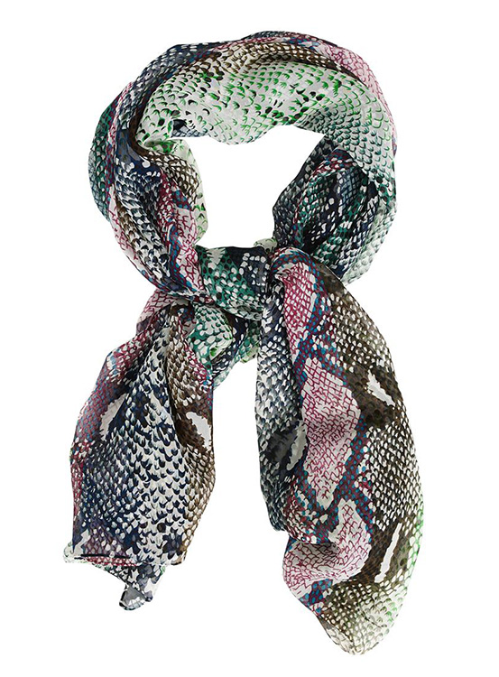 Diane von Furstenberg Washed Chiffon Scarf