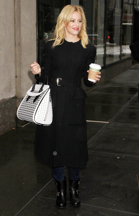 Elizabeth Banks Alexander McQueen Heroine Tote-2