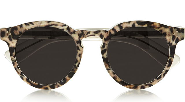 Illesteva Leonard Leopard Print Sunglasses