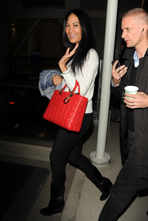 Kimora Lee Simmons Dior Lady Dior Bag 4