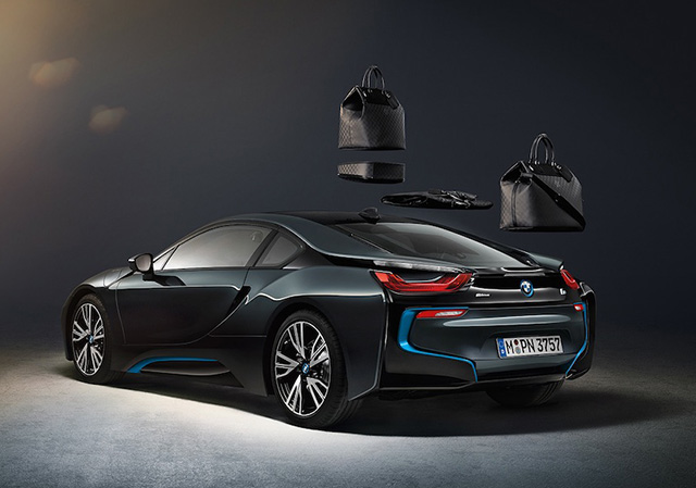 Louis Vuitton x BMW i8 Carbon Fiber Luggage 2