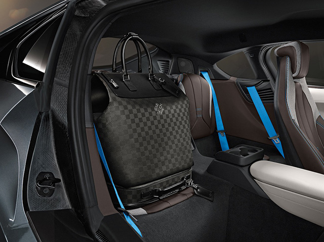 Louis Vuitton x BMW i8 Carbon Fiber Luggage 4