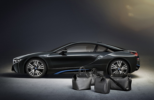 Louis Vuitton x BMW i8 Carbon Fiber Luggage 6