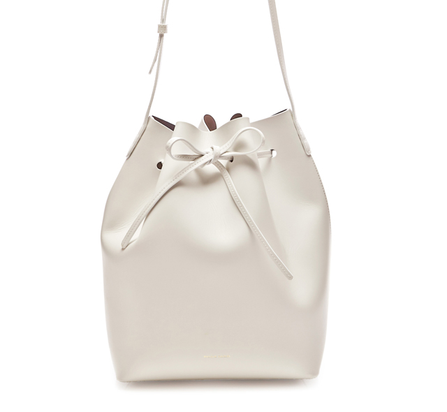 Mansur Gavriel White Bucket Bag