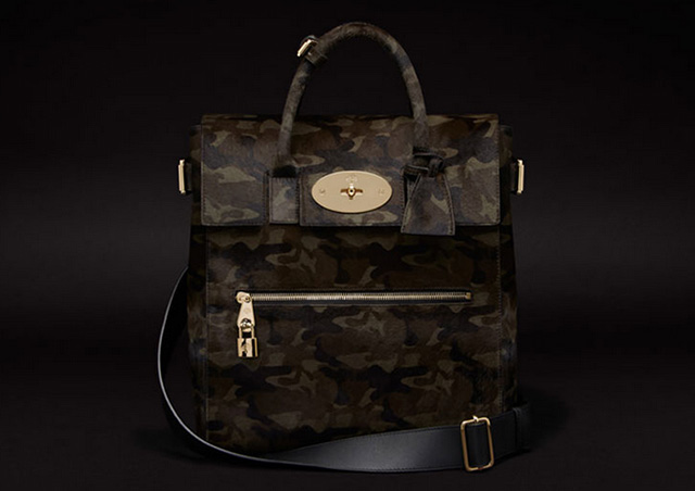 Mulberry Large Cara Delevigne Bag Camo