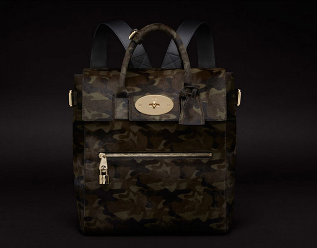 Mulberry Large Cara Delevingne Camo Backpack