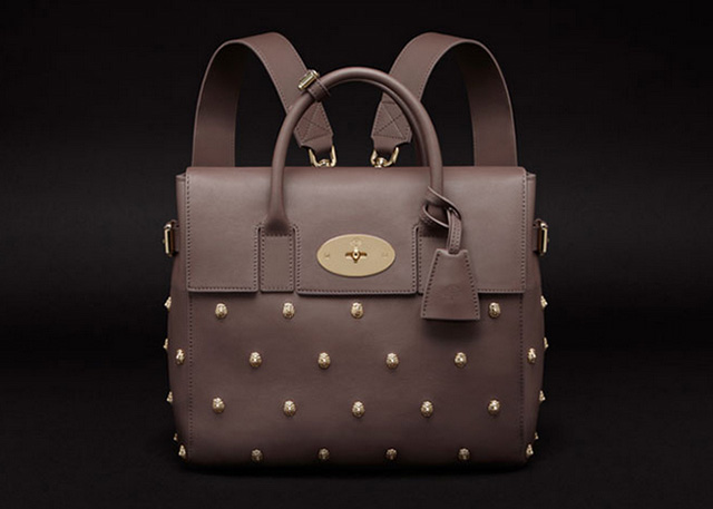 Mulberry Limited Edition Cara Delevingne Backpack with Lion Rivets