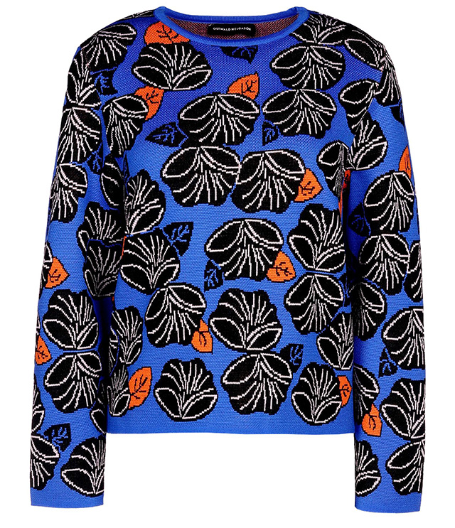 Ostwald Helgason Printed Long Sleeve Sweater