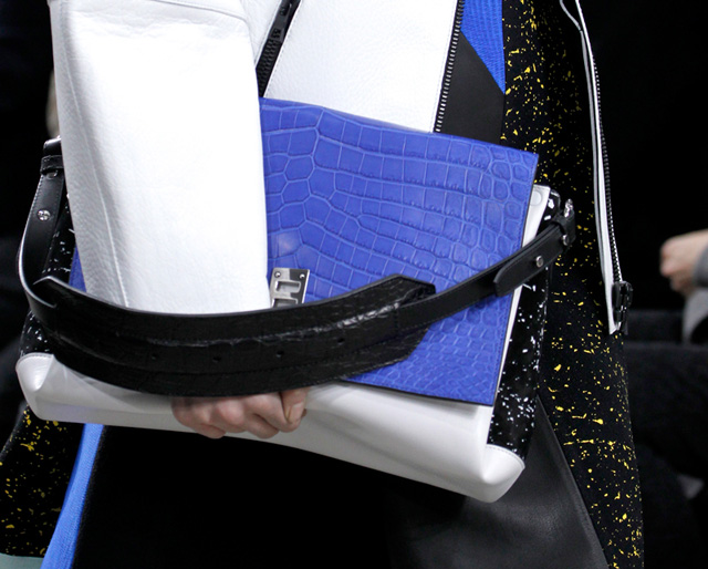 Proenza Schouler Fall 2014 Crocodile Shoulder Bag