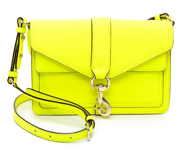 Rebecca Minkoff Neon Hudson Moto Mini Bag