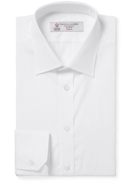 Turnbull and Asser White Cotton Shirt