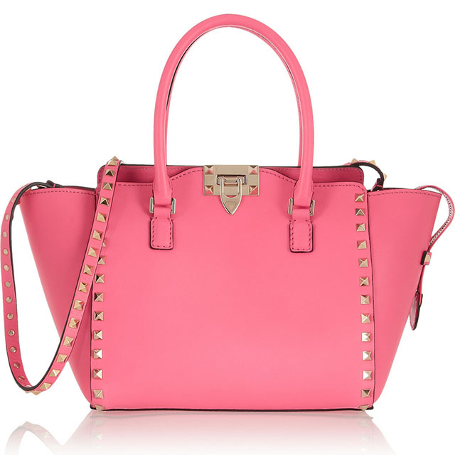 VALENTINO The Rockstud small leather trapeze bag