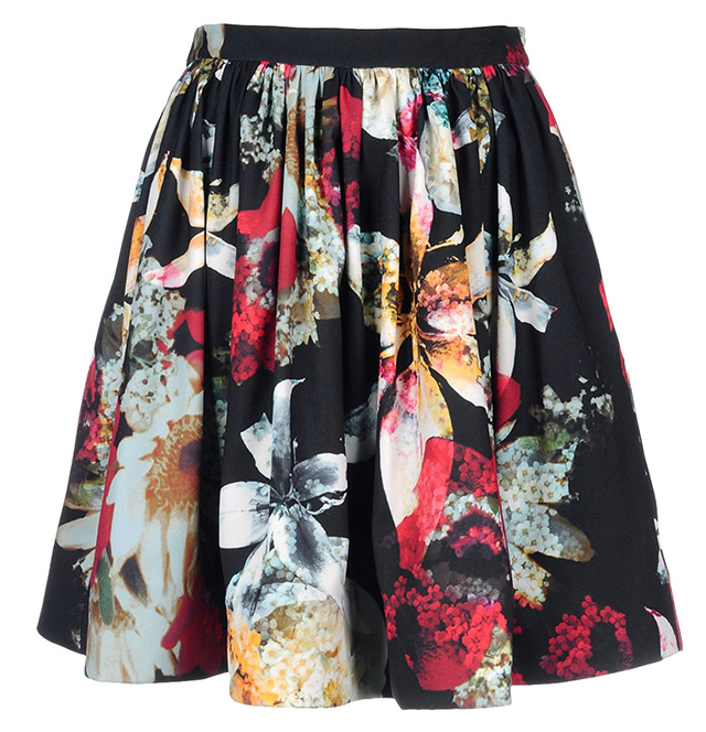 Alice and Olivia Floral Skirt