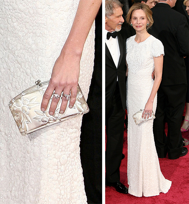 Calista Flockhart Judith Leiber Clutch