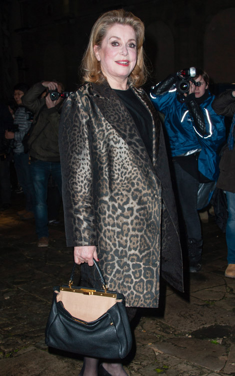 Celebrity Handbags at Paris Fashion Week Fall 2014-11