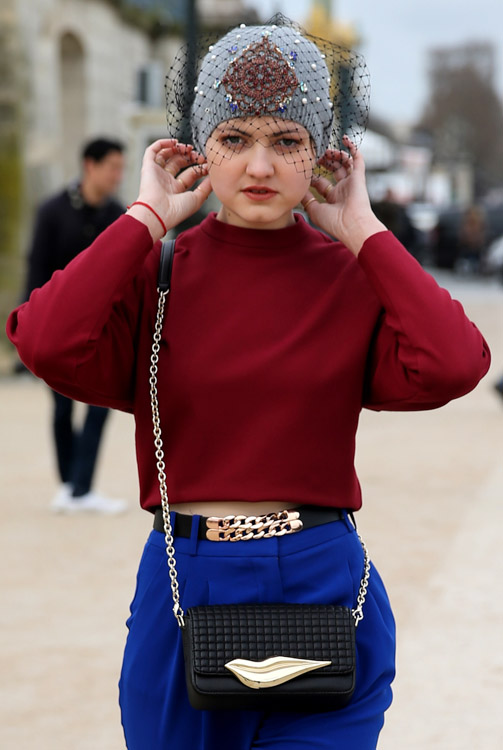 Celebrity Handbags at Paris Fashion Week Fall 2014-12