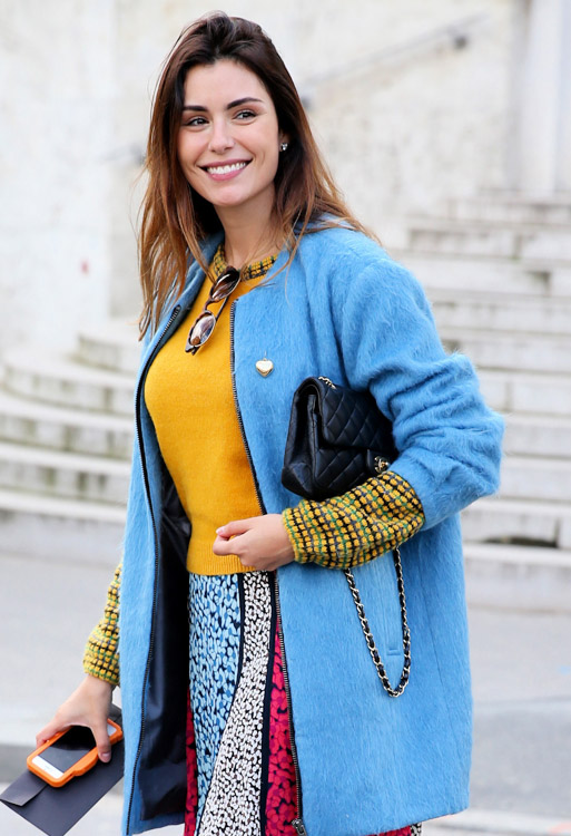 Celebrity Handbags at Paris Fashion Week Fall 2014-2