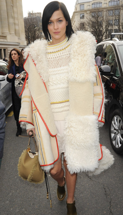 Celebrity Handbags at Paris Fashion Week Fall 2014-25