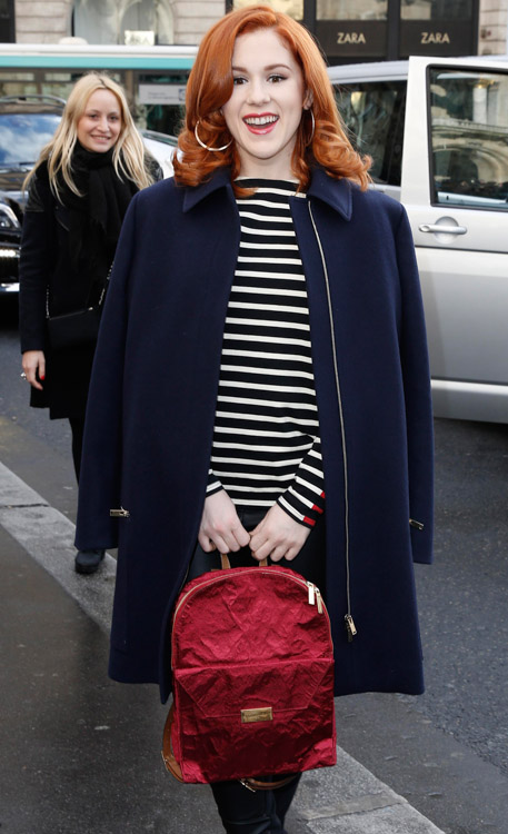 Celebrity Handbags at Paris Fashion Week Fall 2014-32