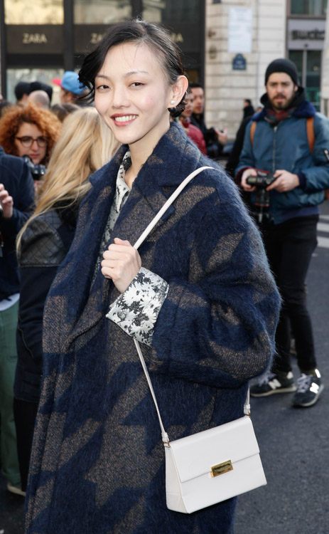 Celebrity Handbags at Paris Fashion Week Fall 2014-34